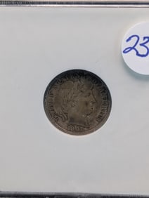 1901-O Barber Dime, PCI XF-45