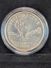 1999-P Uncirculated Yellowstone Silver Dollar