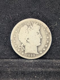 1898-S Barber Half Dollar