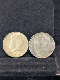 1964 P&D Kennedy Half Dollars. 90% Silver