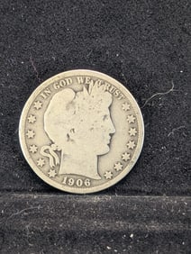 1906 Barber Half Dollar