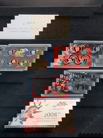 2008-S U.S. Mint Silver Proof Set. 14 Coins.