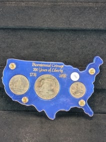 1976 Unique U.S. Three Coin Set
