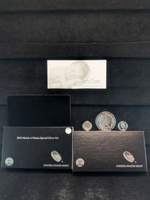 2015 United States Mint March Of Dimes Silver Dollar & Dimes 3-Coin Proof Set With Original Gov't