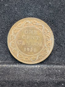 1920 Canadian (XF-Great Details) One Cent, 105 Years Old!