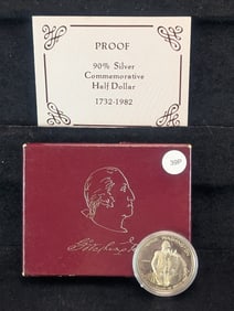 1982-S George Washington Commemorative Proof Silver Half Dollar