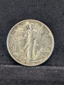 1943 Walking Liberty Half Dollar, Nice Detail