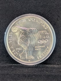 1983-D Uncirculated Olympic Silver Dollar