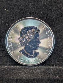 2018 Canada 2 Dollar .9999 Silver Polar Bear, 1/2 Troy Ounce