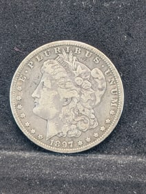 1897-O Semi-Key Date United States Silver Dollar.