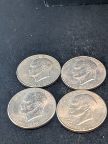 1978 P & D And 1976 P & D Eisenhower Dollars.