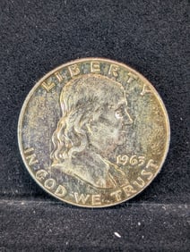 1963-D Franklin Half Dollar.