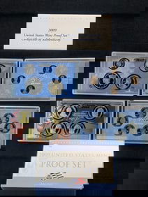 2009-S U.S. Mint Proof Set. 18 Coins.