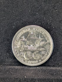 1893 Columbian Exposition Comm. Half Dollar