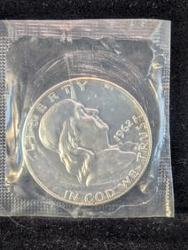 1962 Franklin Half Dollar Proof From U.S. Mint Proof Set