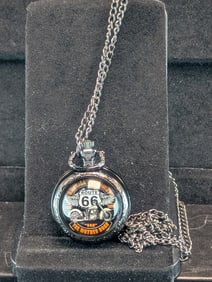 The Famous "Route 66" Pocket Watch, Works Perfect, New!