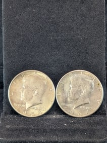 1964 P & D Kennedy Half Dollars. 90% Silver.