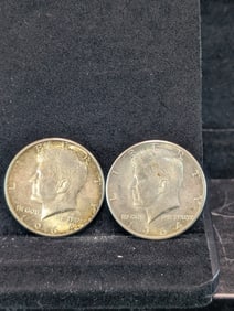 1964 P & D Kennedy Half Dollars. 90% Silver.