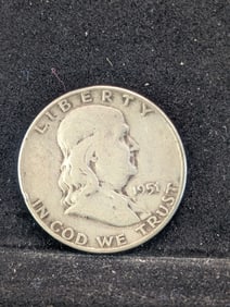 1951-S Franklin Half Dollar