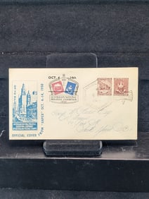 1950 Australian Philatelic Exhibition (100 Years) First Day Cover, Great Shape!