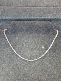 16" .925 Rope Chain Necklace. 10.7 grams.