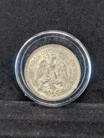 1944 50 Centavos. 8.33 grams, 72% Silver.