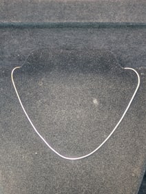 16" .925 Box Chain Necklace. 4.3 grams.