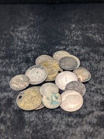 (15) Assorted Junk Silver Coins.