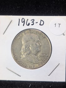 1963-D Franklin Half Dollar