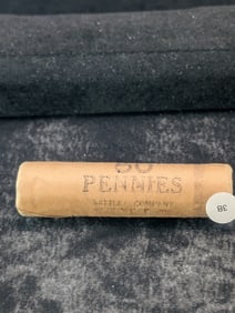 Roll of 1962-D Lincoln Memorial Cents