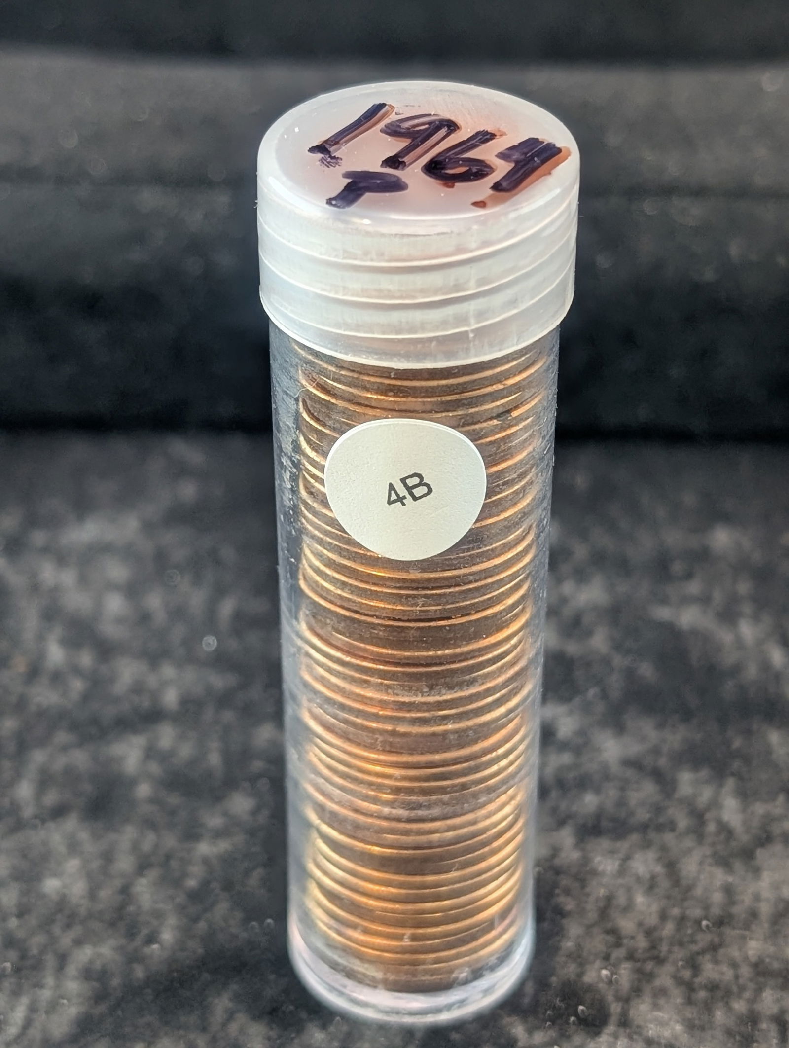 Tube of 1964-P Lincoln Memorial Cents (1 of 2)