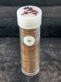 Tube of 1972-P Lincoln Memorial Cents