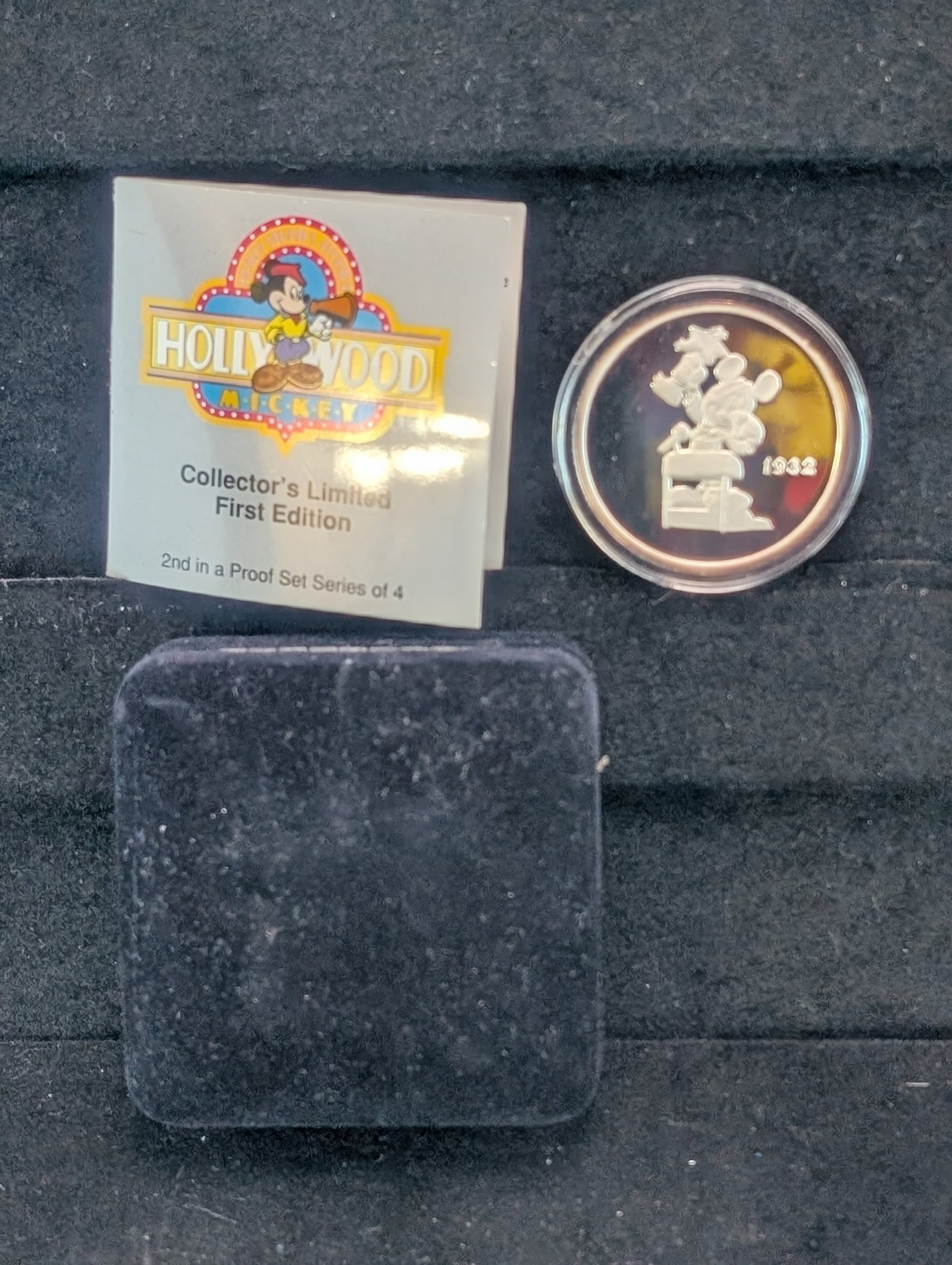 1932 Disney Proof Mickey Mouse Round .999 Silver 1 oz - 1st Ed - #6382 - in OGP with COA: 1932 Disney Proof Mickey Mouse Round .999 Silver 1 oz - 1st Ed - #6382 - in OGP with COA