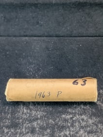 Roll of 1963-P Lincoln Memorial Cents