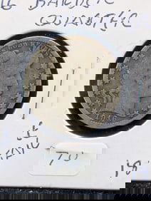 1916 Silver Barber Quarter with nice detail.