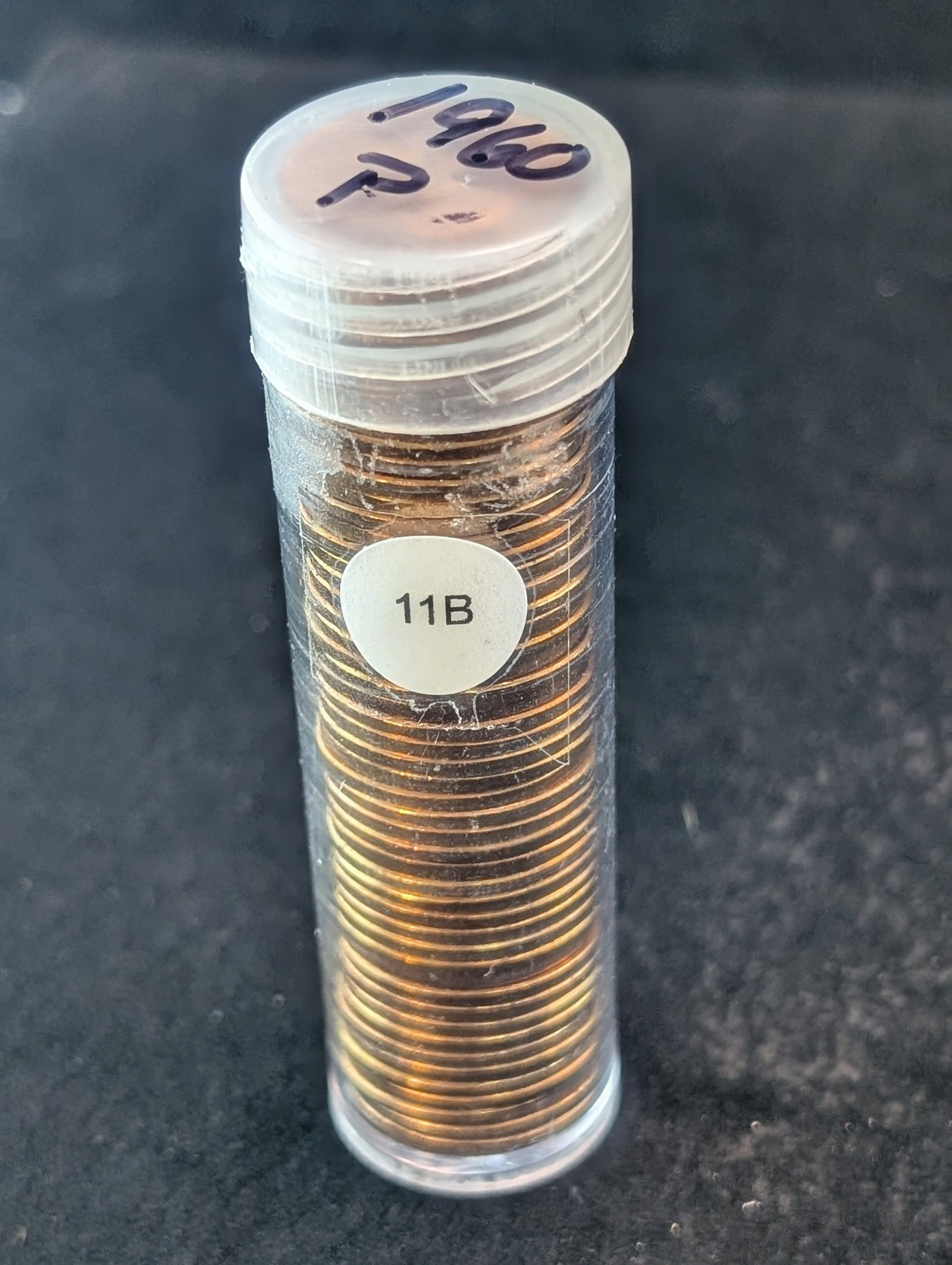 Tube of 1960-P Lincoln Memorial Cents: Tube of 1960-P Lincoln Memorial Cents