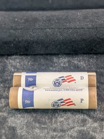 Two Unopened Rolls Of 2009 P&D "Formative Years" Lincoln Cents