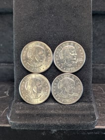 Four 1979-D Susan B. Anthony One Dollars