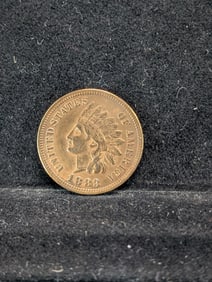 1883 Indian Head Cent cleaned