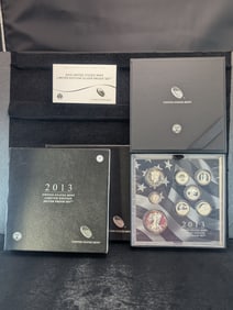 2013-S &W U.S. Mint Limited Edition Silver Proof Set, ASE is .999 Fine Silver One Troy Oz. the 7
