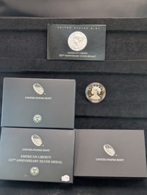 2017 American Liberty 225th Anniversary Silver Medal in OGP with COA