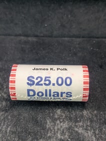 Unopened Roll Of 2009 James K. Polk Presidential Dollars