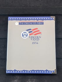 Book Of 1974 And On Lincoln Cents. 39 Coins.