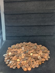 Five Pounds Of Lincoln Cents. Approx. Worth $8.55.