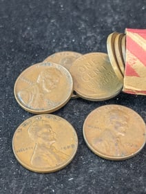 Roll Of 1938 - 1939 Mixed Lincoln Wheat Cents