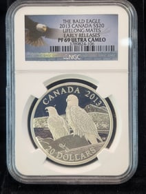 2013 Canada Lifelong Mates $20. Graded By NGC PF 69 Ultra Cameo