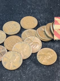 (52) 1950's Mixed Lincoln Wheat Cents