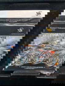 2012 Hawaii Volcanoes Quarters Set from the U.S. Mint. P,D and S minted coin included. This is a Key