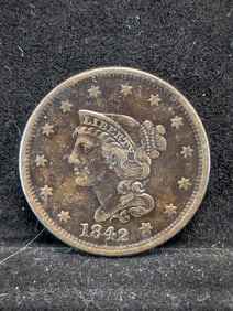 1842 US Large Cent