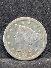 1845 US Large Cent